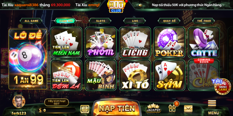 Game bài - Game Casino Hit Club